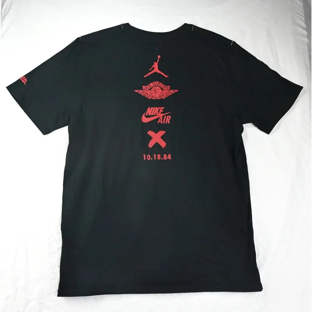 Air Jordan 1 OG Banned Bred X T-Shirt Men's Large 842254-010
